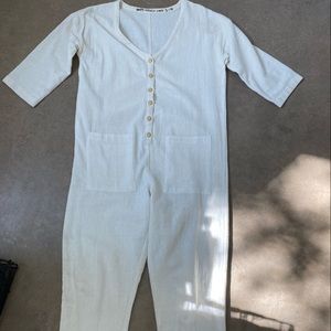 Happy French Gang off-white Jumpsuit in size Small